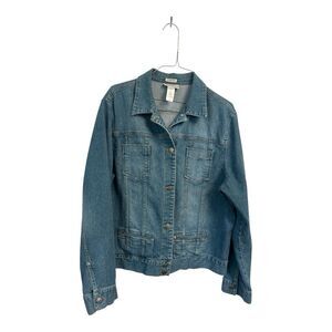 Jean Jacket Women Jones & New York Sport Size XL